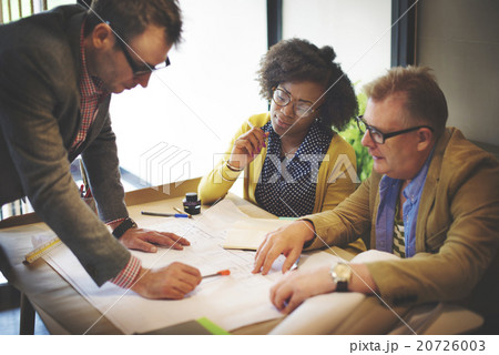 Interior Construction Team Meeting Brainstorming Concept 20726003