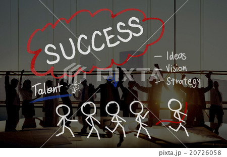 Success Growth Successful Achievement Accomplishment Concept 20726058