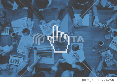 Pointer Selection Cursor Access Connection Networking Concept 20726256