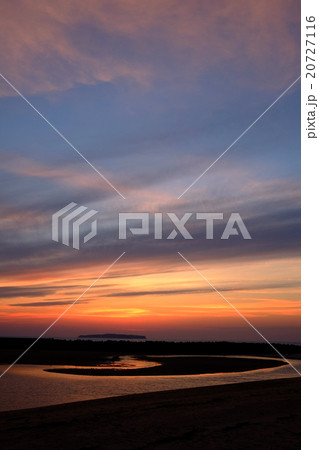 河口の夕焼け 河口の夕焼け 20727116