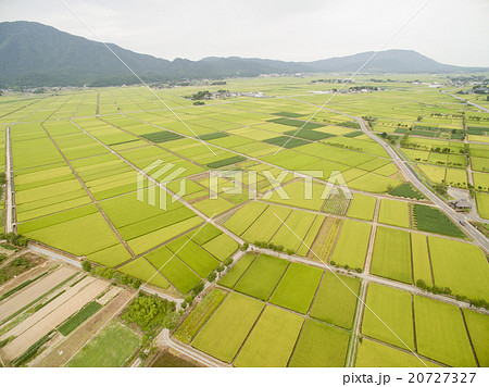 田園の夏(空撮) 20727327