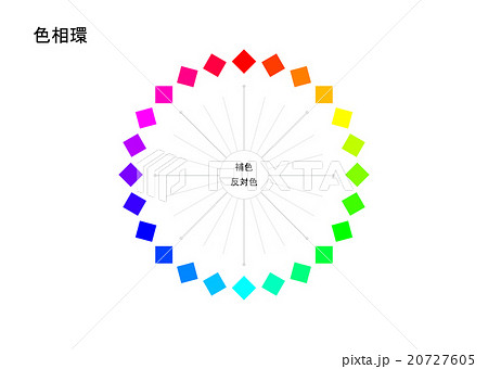 イラスト素材 色相環 のイラスト素材