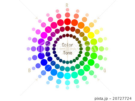 イラスト素材 色相環 のイラスト素材