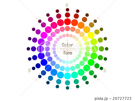 イラスト素材 色相環 のイラスト素材