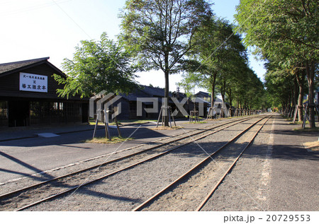 北海道開拓の村　馬車鉄道通り 20729553