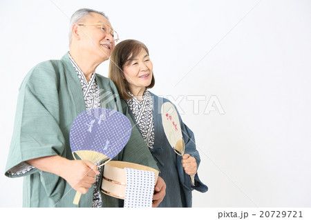 浴衣　温泉　シニア 20729721