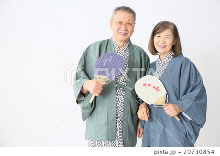 浴衣　温泉　シニア 20730854
