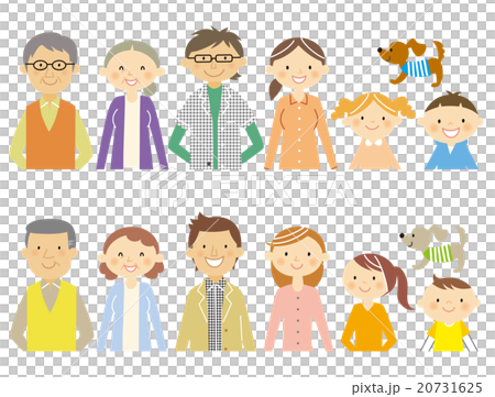 People Three generations family 2 sets 20731625