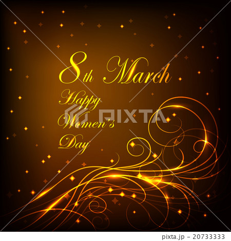 Womens day greeting card. Womens day greeting card. 20733333