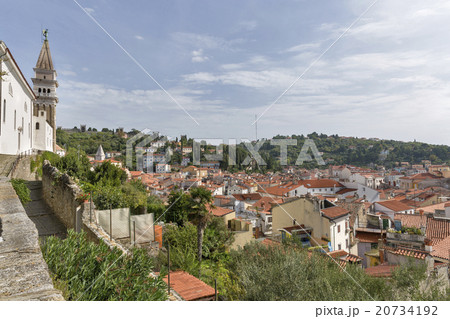Piran Old Town cityscape, Slovenia. Piran Old Town cityscape, Slovenia. 20734192
