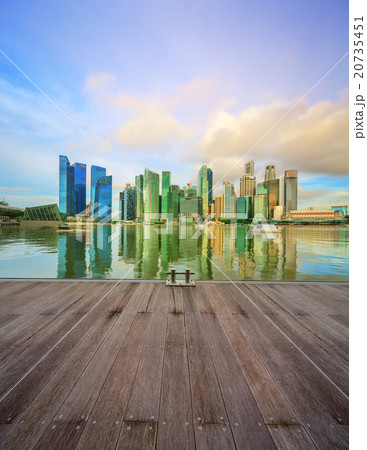 Singapore Skyline and view of Marina Bay 20735451