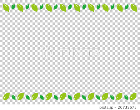 葉っぱのフレーム 20735673