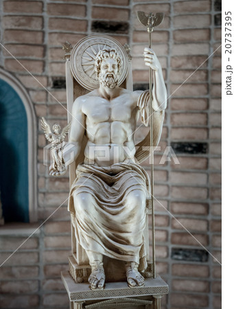 Zeus statue god of sky and thunder in Greece 20737395