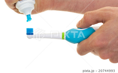 Electric toothbrush isolated 20744993