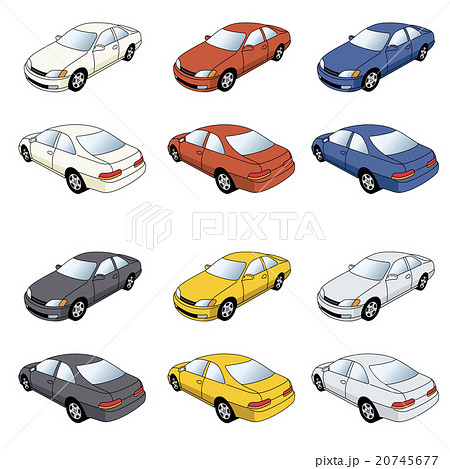 乗用車のイラスト［クーペ］ 20745677