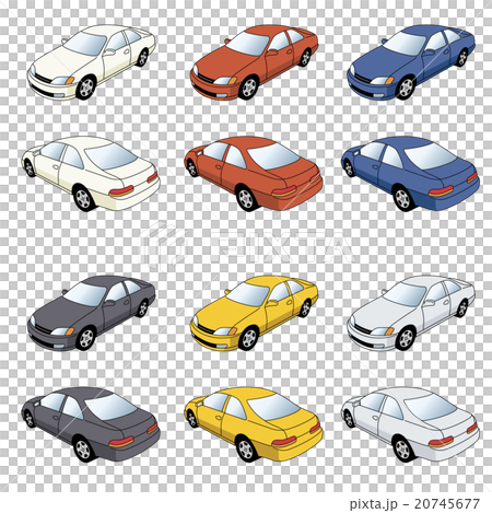 乗用車のイラスト［クーペ］ 20745677