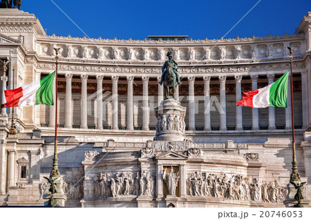 Rome with Monument of Victor Emmanuel II in Italy Rome with Monument of Victor Emmanuel II in Italy 20746053