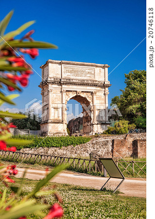 Arch of Titus on Roman Forum in Rome, Italy 20746118