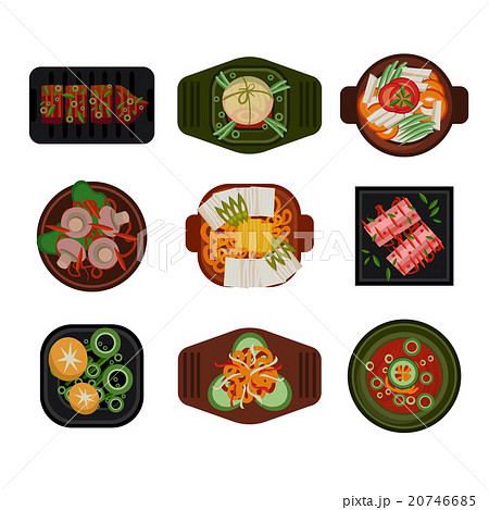 Food Illustration Korean food Vector  20746685