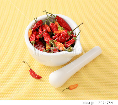 Dried chili peppers Dried chili peppers 20747541