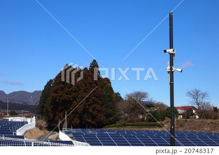 太陽光発電所　監視カメラ 20748317