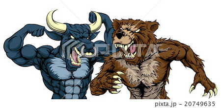 Bear Versus Bull Concept Bear Versus Bull Concept 20749635
