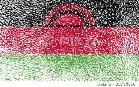 Flag of Malawi with old texture. Vector Flag of Malawi with old texture. Vector 20750556