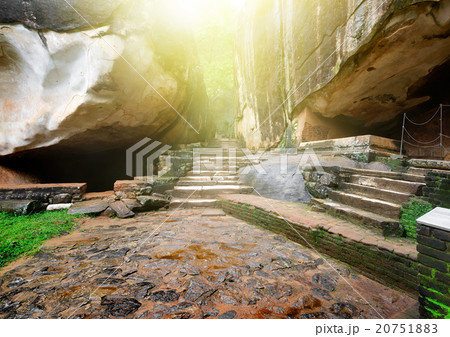 Stairs and rocks 20751883