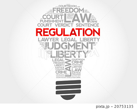 Regulation bulb word cloud 20753135