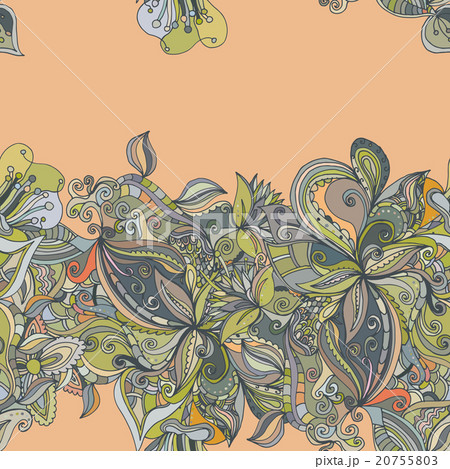 Hand-drawn abstract seamless pattern Hand-drawn abstract seamless pattern 20755803