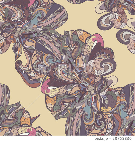 Hand-drawn abstract seamless pattern Hand-drawn abstract seamless pattern 20755830