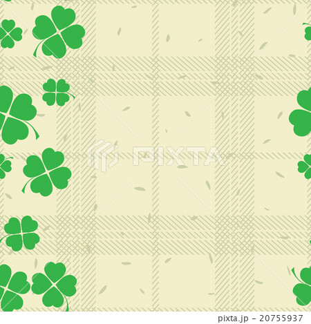 St Patric day pattern with green clover leafs 20755937