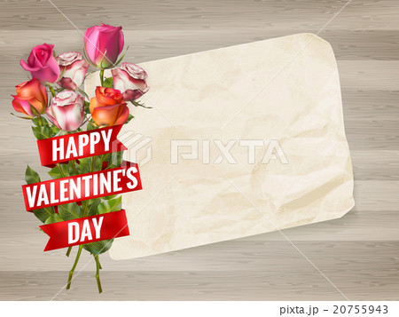 Happy Valentines Day background. EPS 10 20755943