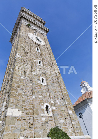 George Church bell tower in Piran 20756908