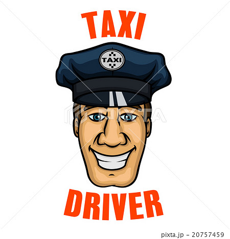 Taxi driver in uniform peaked cap 20757459