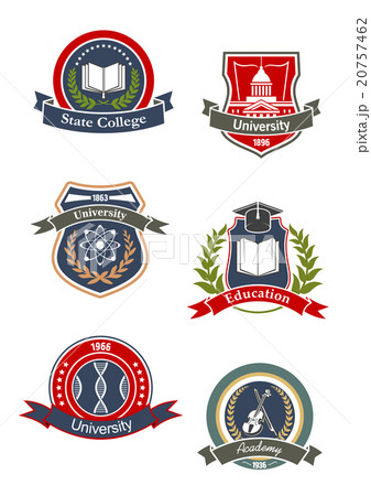 College, university, school and academy signs 20757462