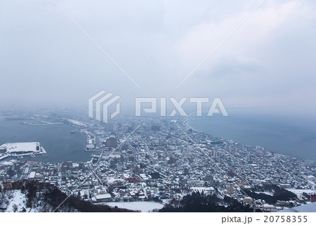 函館の雪景色 20758355