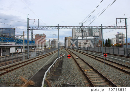 北陸新幹線 長野駅から富山方向 20758655