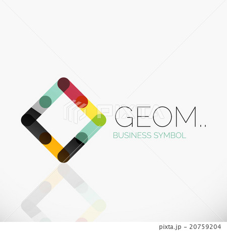 Logo, linear abstract geometric icon Logo, linear abstract geometric icon 20759204