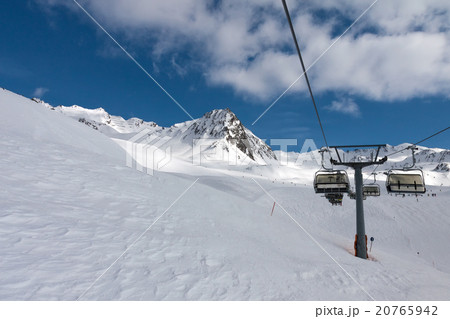 Slope on the skiing resort 20765942