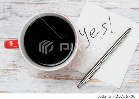 Message written on napkin Message written on napkin 20766706
