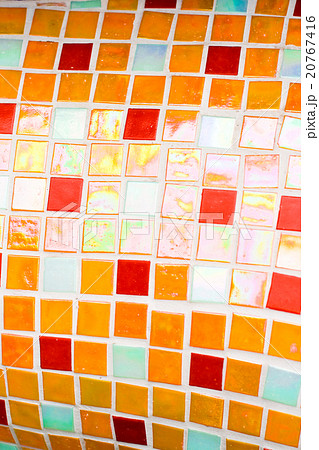 small orange tiles texture 20767416