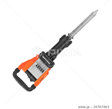 Jackhammer on white background Jackhammer on white background 20767863
