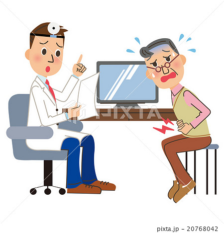 診察をするおじいさん 診察をするおじいさん 20768042