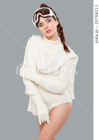 woman in sports thermal body woman in sports thermal body 20768211