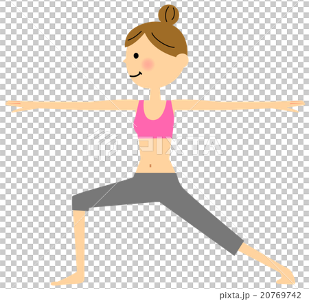 Yoga Warrior's Pose II Yoga Warrior's Pose II 20769742