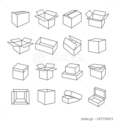 Icons box, vector illustration. Icons box, vector illustration. 20770843
