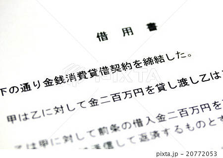 借用書 20772053