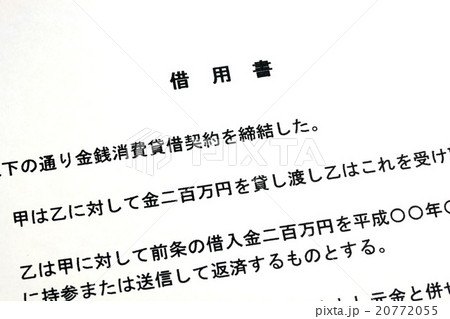 借用書 20772055