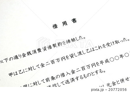 借用書 20772056